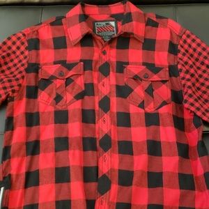 Lumber Jack, button down shirt.